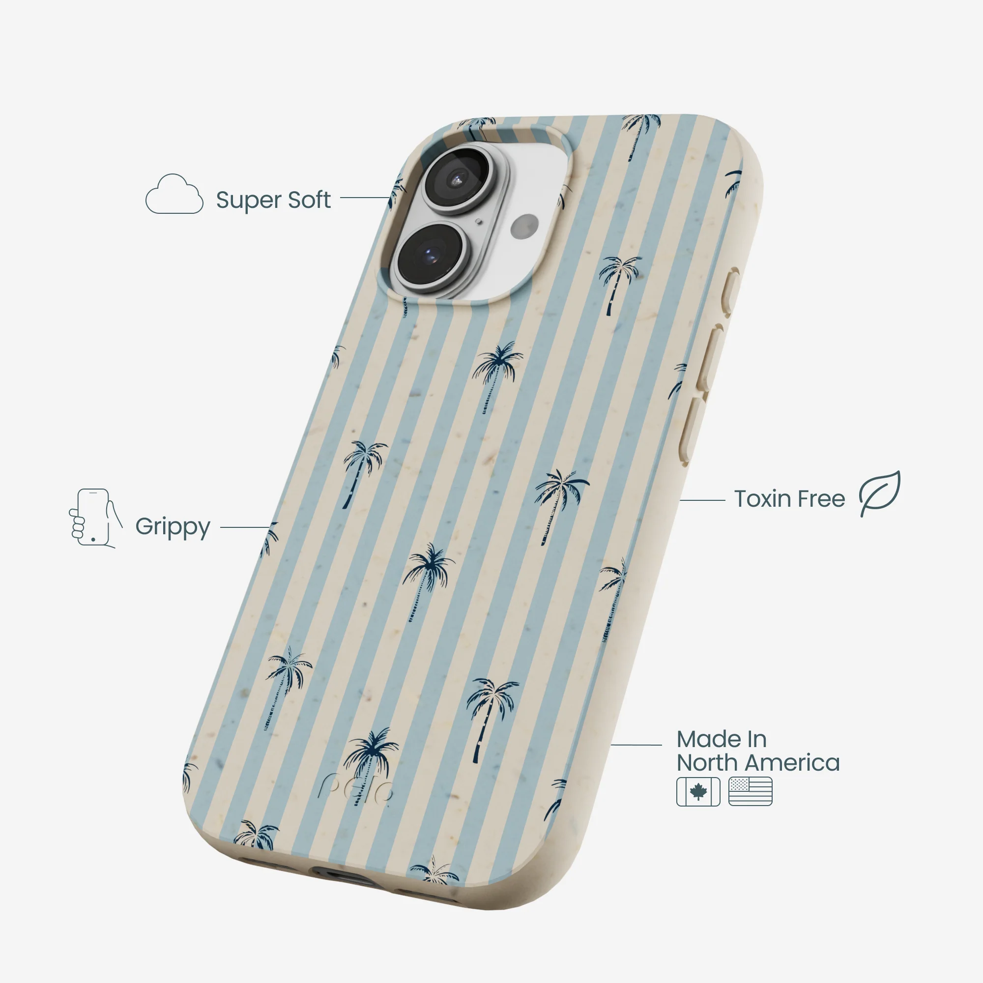London Fog Tropical Stripes iPhone 17 Case - Image 4