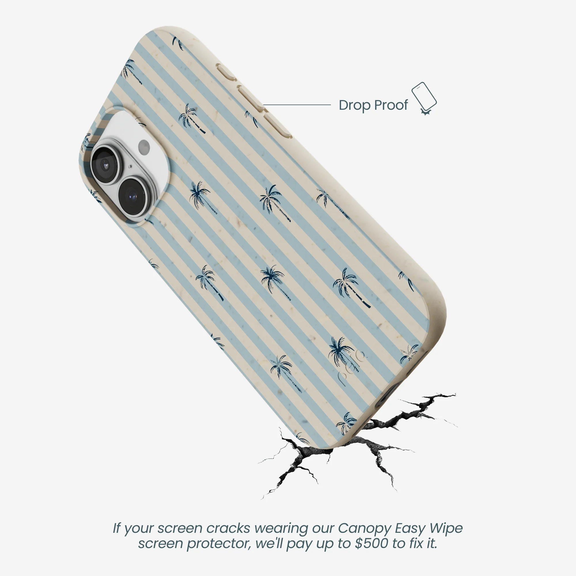 London Fog Tropical Stripes iPhone 17 Case - Image 5