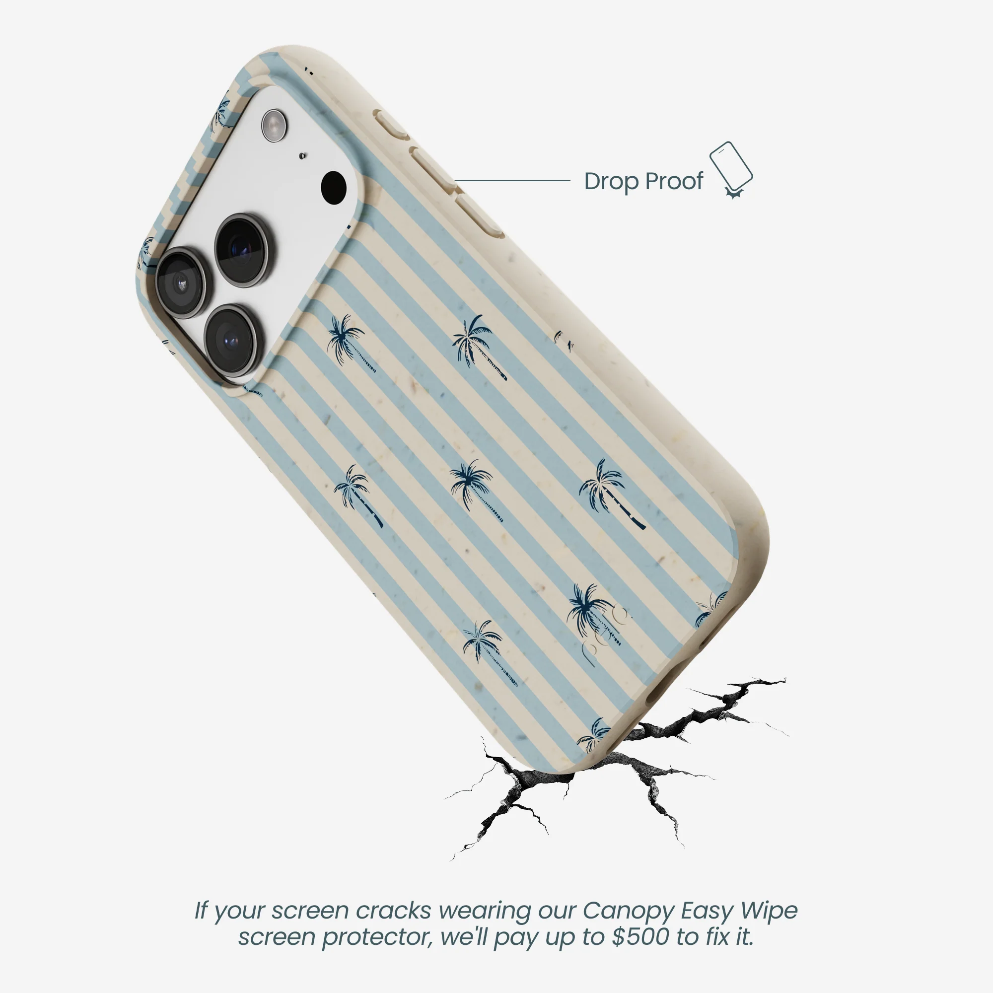 London Fog Tropical Stripes iPhone 17 Pro Case - Image 5