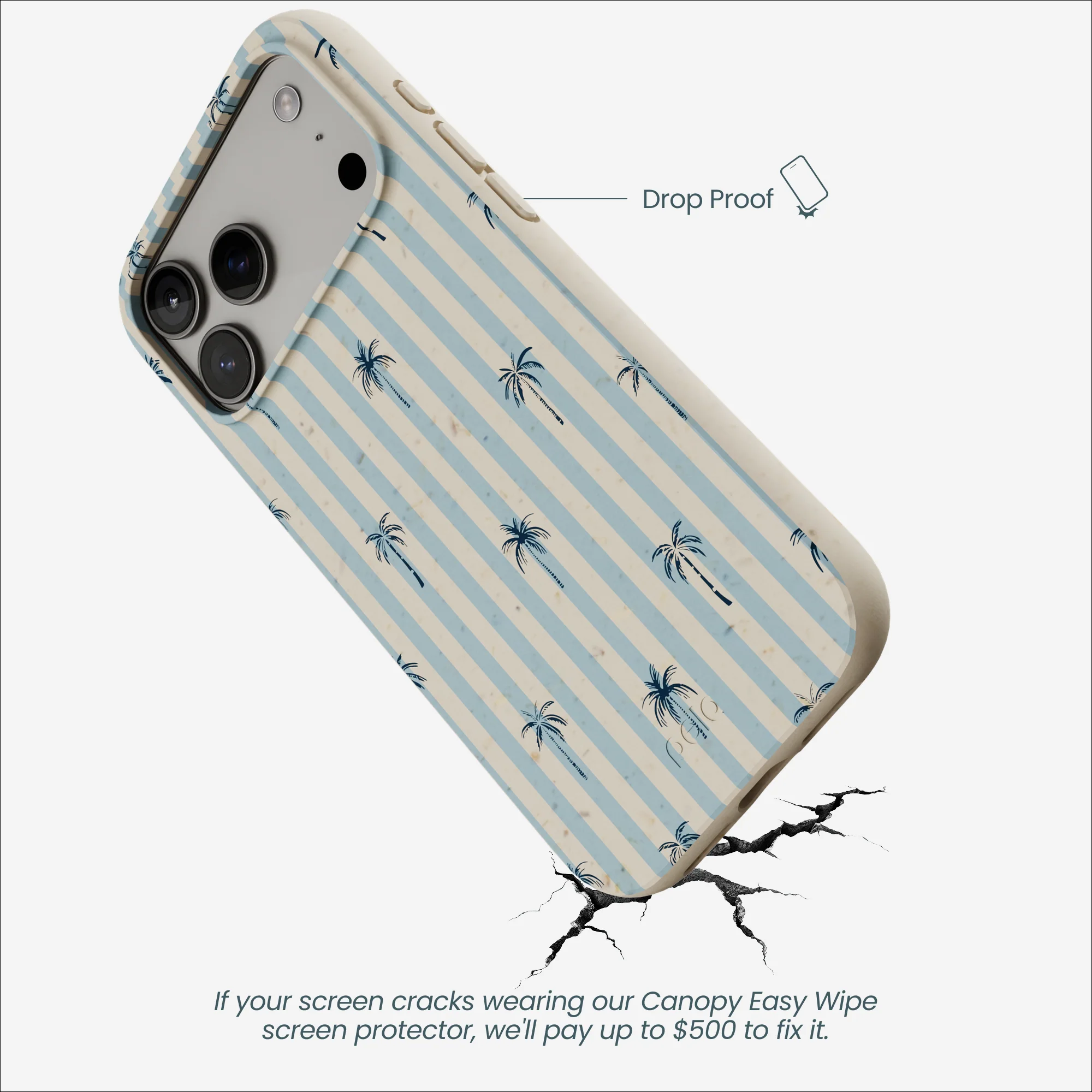London Fog Tropical Stripes iPhone 17 Pro Max Case - Image 5