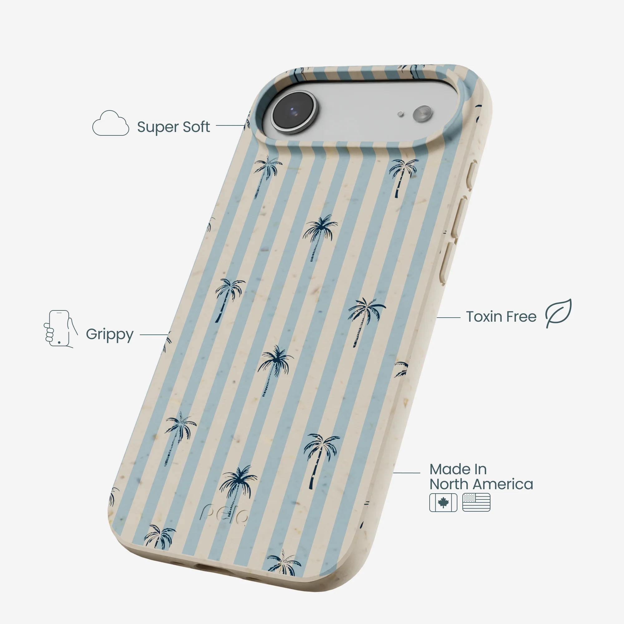 London Fog Tropical Stripes iPhone Air Case - Image 4