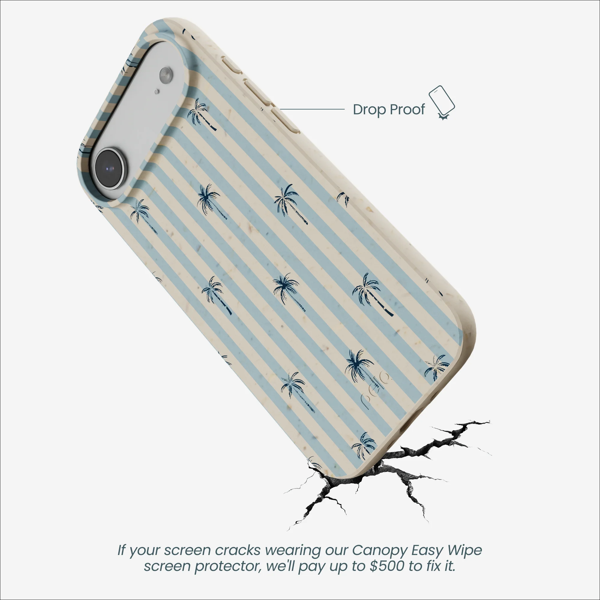 London Fog Tropical Stripes iPhone Air Case - Image 5