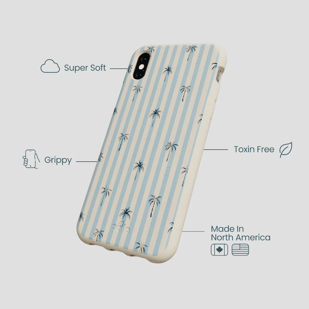 London Fog Tropical Stripes iPhone XR Case - Image 4