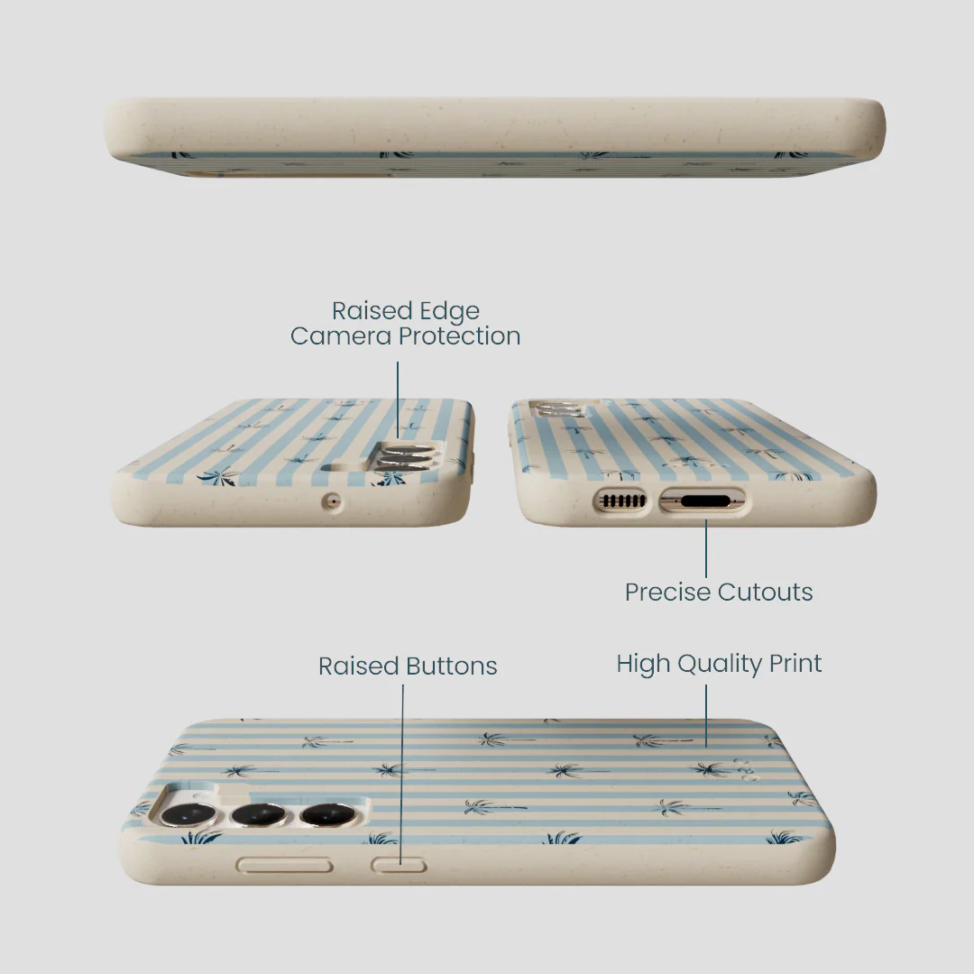 London Fog Tropical Stripes Samsung Galaxy S24+(Plus) Case - Image 3