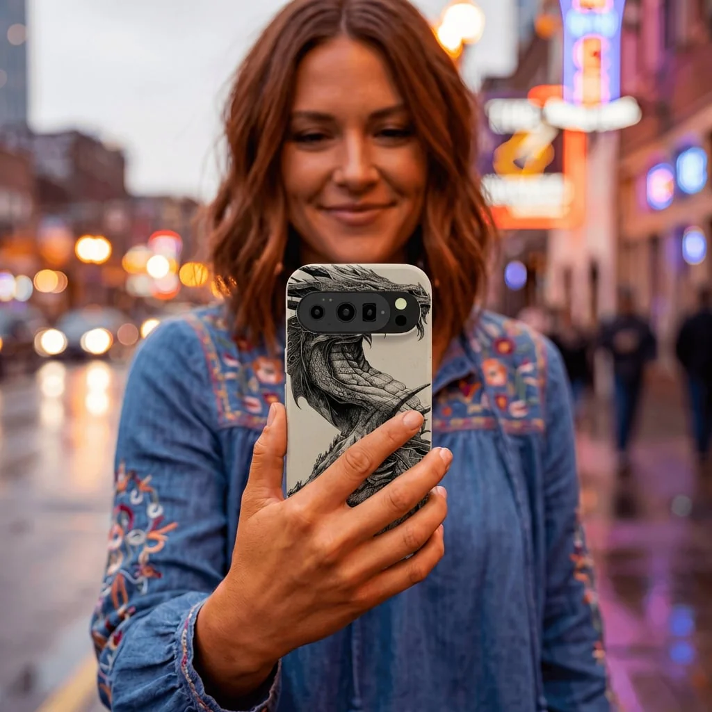 London Fog Twin Dragons Google Pixel 10/10 Pro Case - Image 2