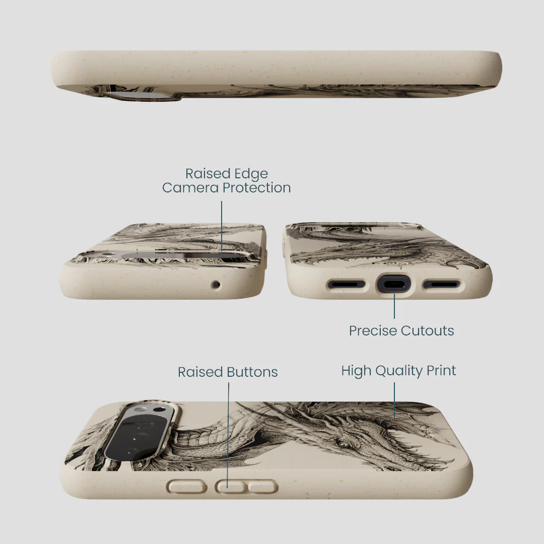 London Fog Twin Dragons Google Pixel 10 Pro XL Case - Image 2
