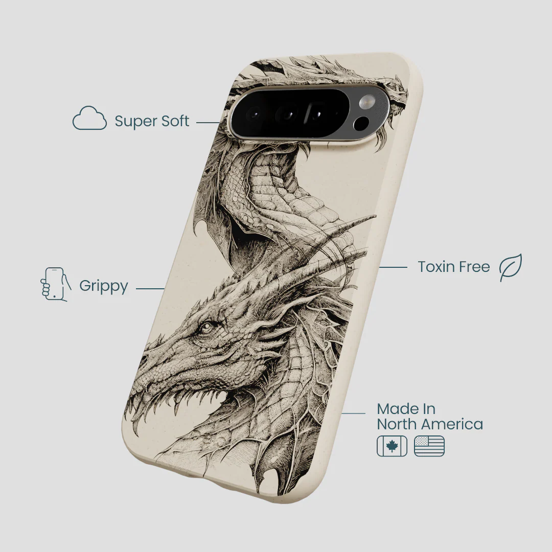 London Fog Twin Dragons Google Pixel 10 Pro XL Case - Image 3