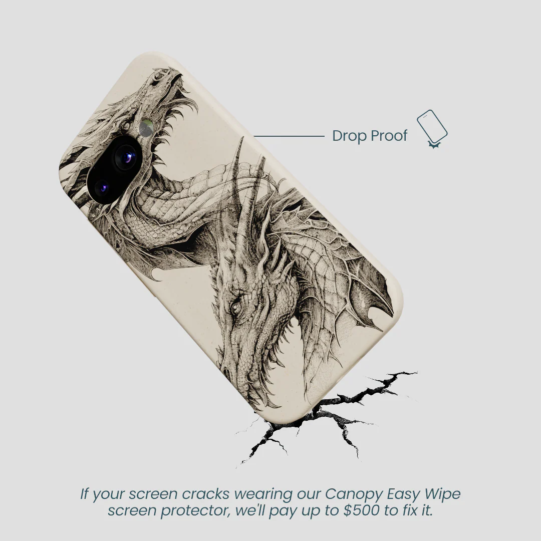 London Fog Twin Dragons Google Pixel 9a Case - Image 4