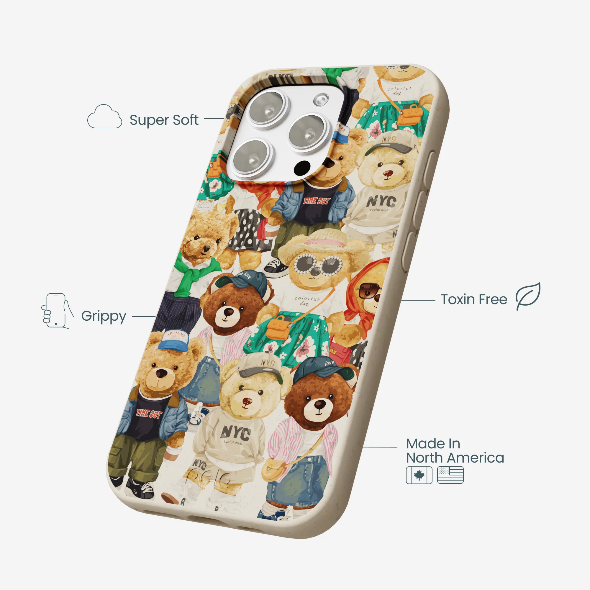 London Fog Unbearably Cute iPhone 16 Pro Max Case - Image 4