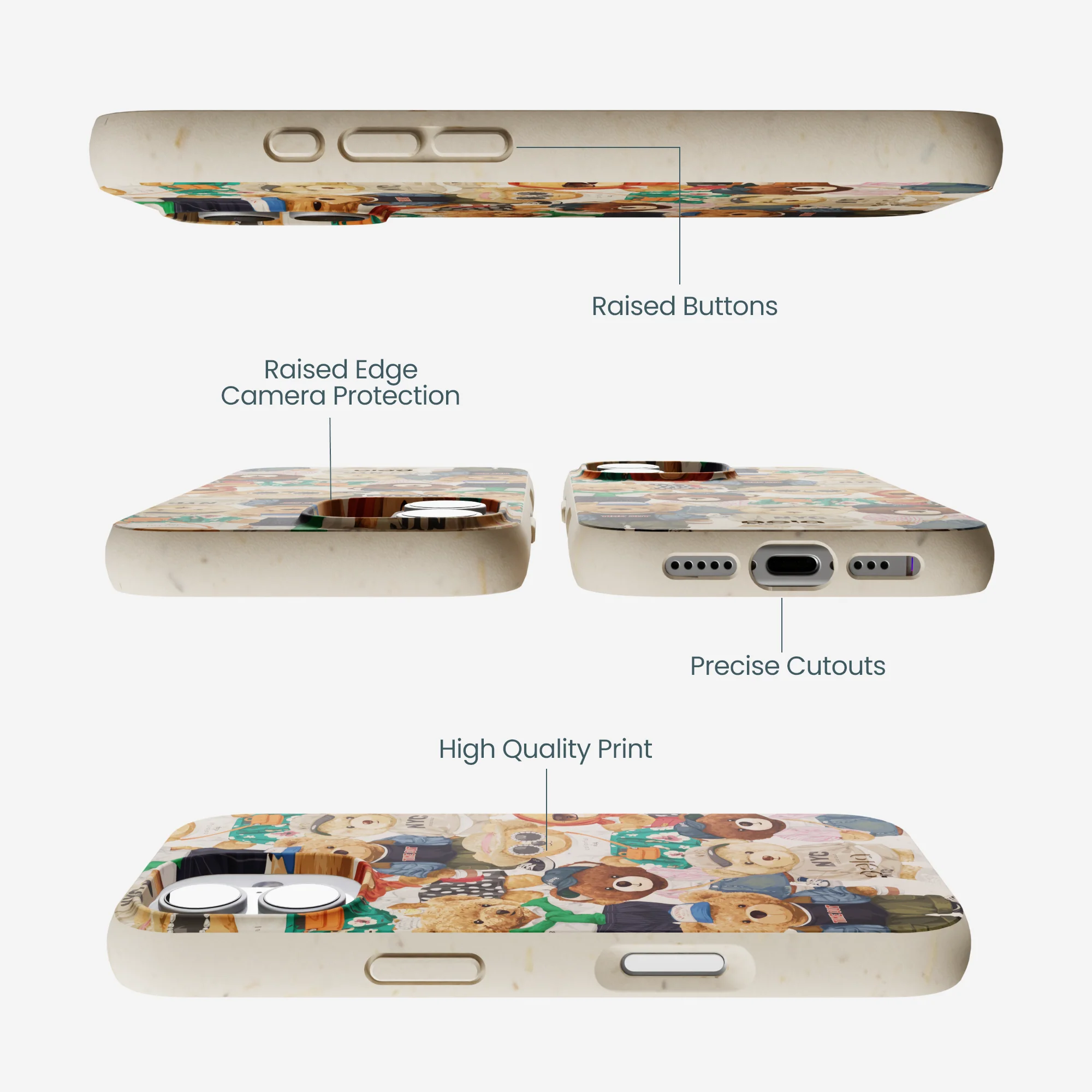 London Fog Unbearably Cute iPhone 17 Case - Image 3