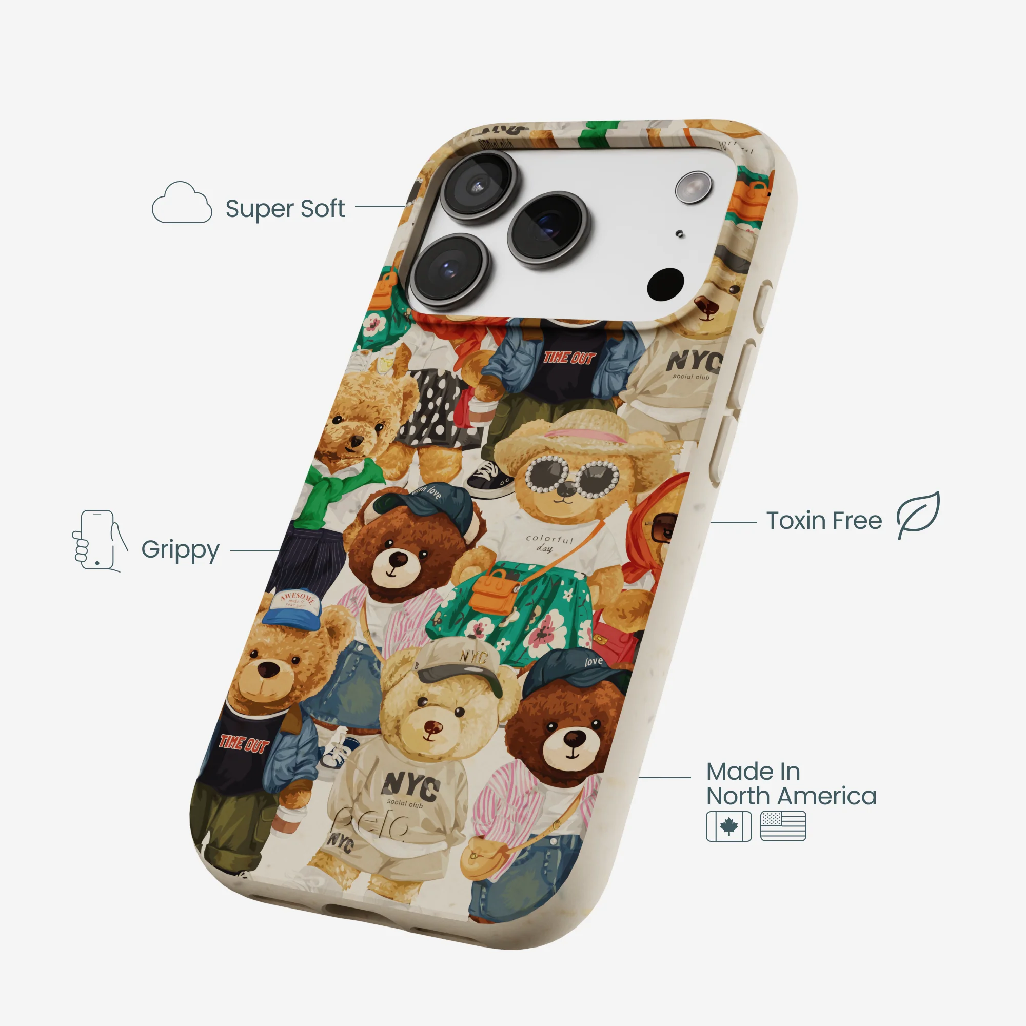 London Fog Unbearably Cute iPhone 17 Pro Case - Image 4