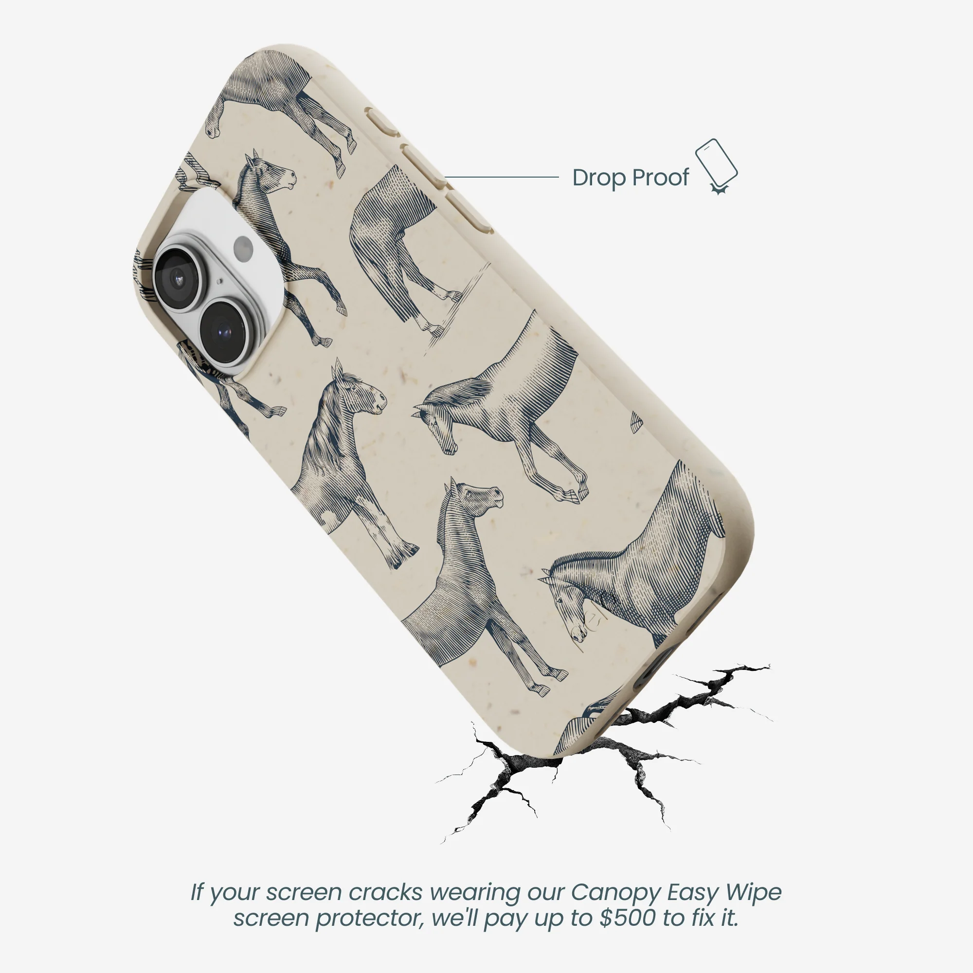 London Fog Vintage Gallop iPhone 17 Case - Image 5