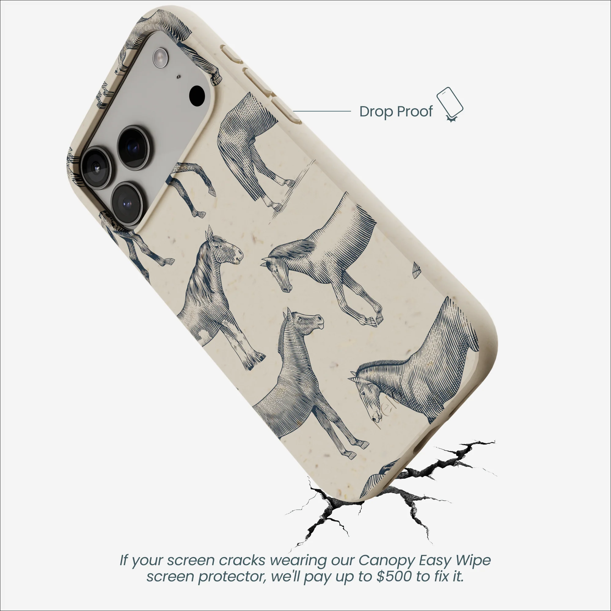 London Fog Vintage Gallop iPhone 17 Pro Max Case - Image 5