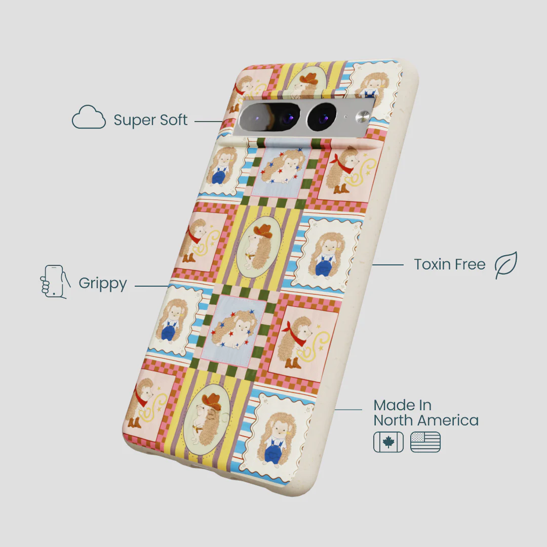 London Fog Western Hedgehog Google Pixel 7 Pro Case - Image 4