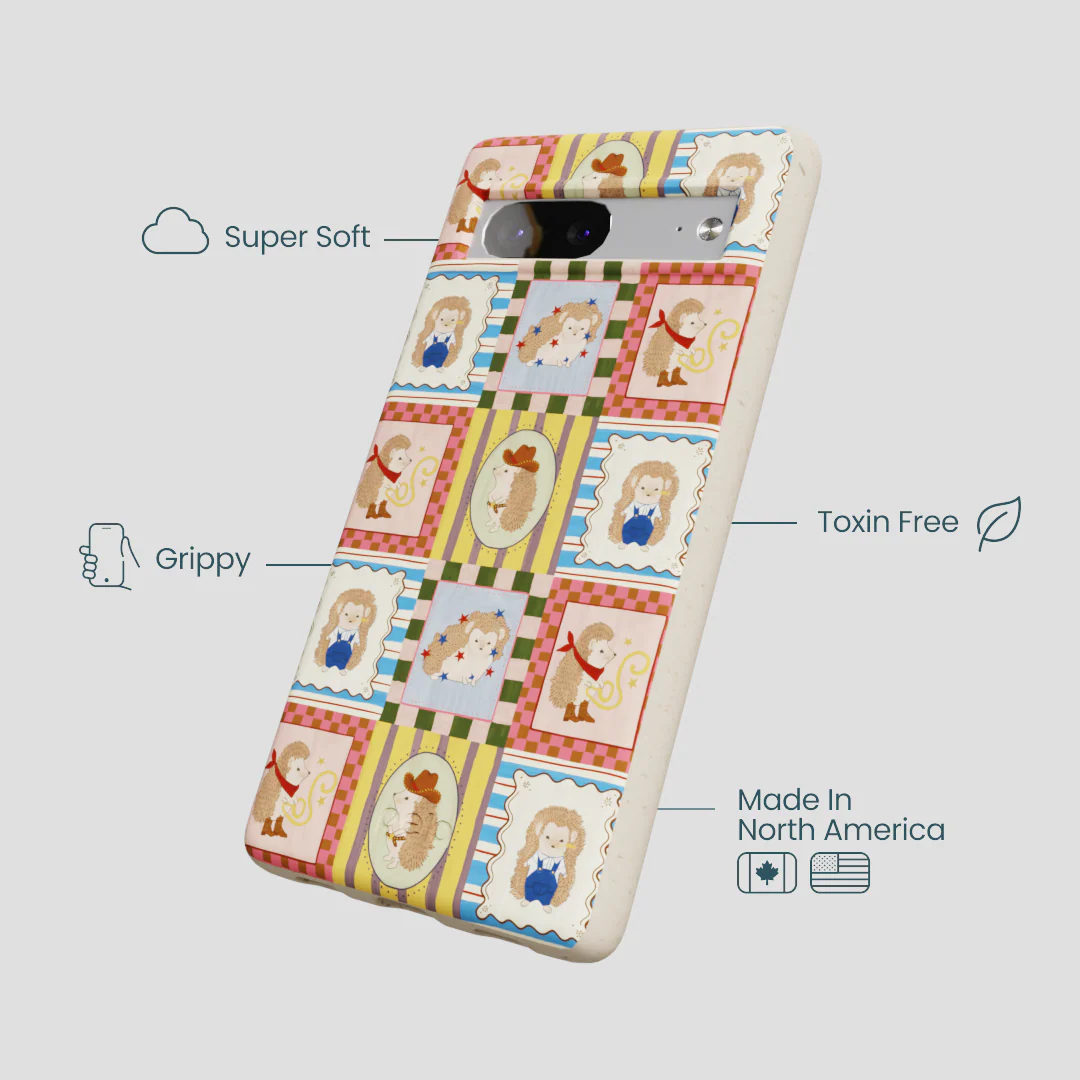 London Fog Western Hedgehog Google Pixel 7a Case - Image 4