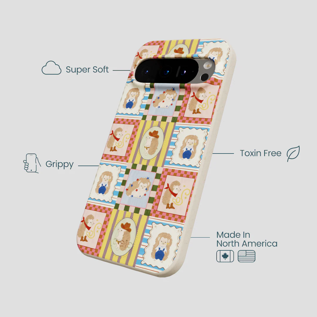 London Fog Western Hedgehog Google Pixel 9/9 Pro Case - Image 4