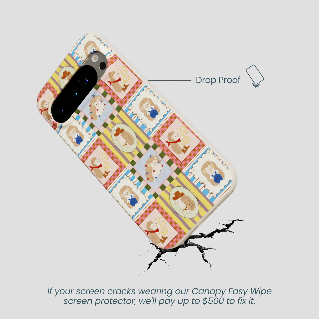 London Fog Western Hedgehog Google Pixel 9/9 Pro Case - Image 5