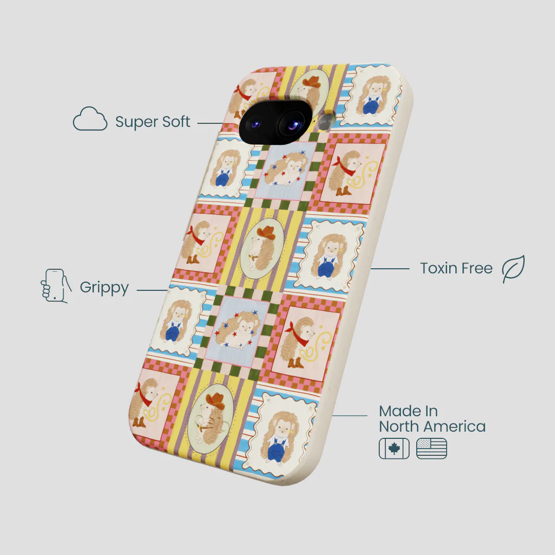 London Fog Western Hedgehog Google Pixel 9a Case - Image 4