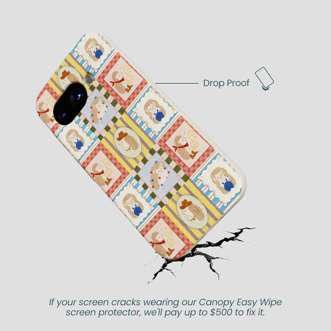 London Fog Western Hedgehog Google Pixel 9a Case - Image 5