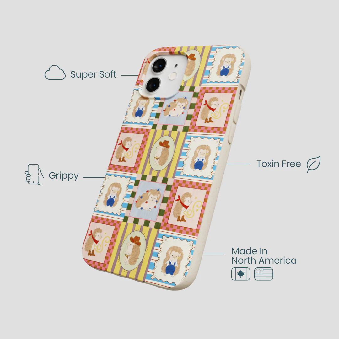 London Fog Western Hedgehog iPhone 12/ iPhone 12 Pro Case - Image 4