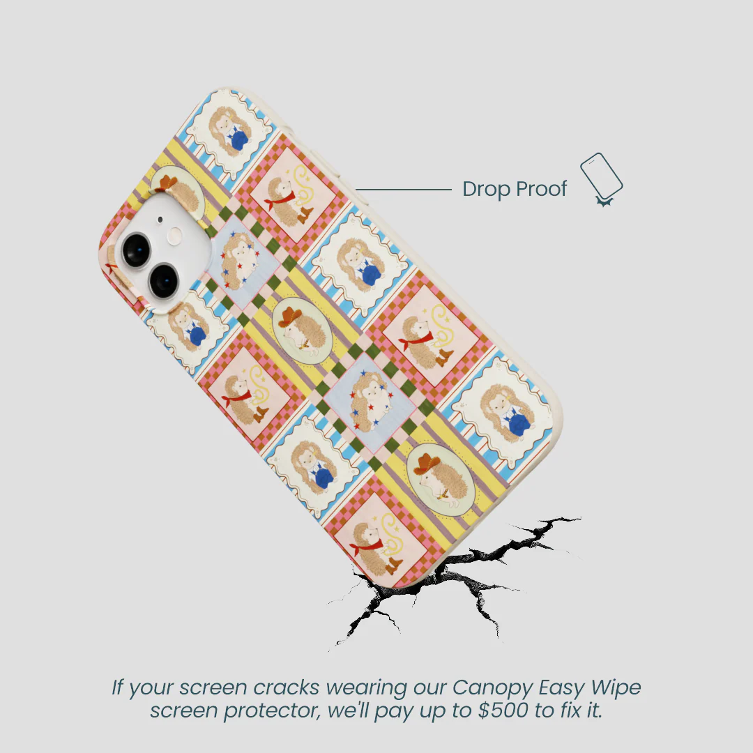 London Fog Western Hedgehog iPhone 12/ iPhone 12 Pro Case - Image 5