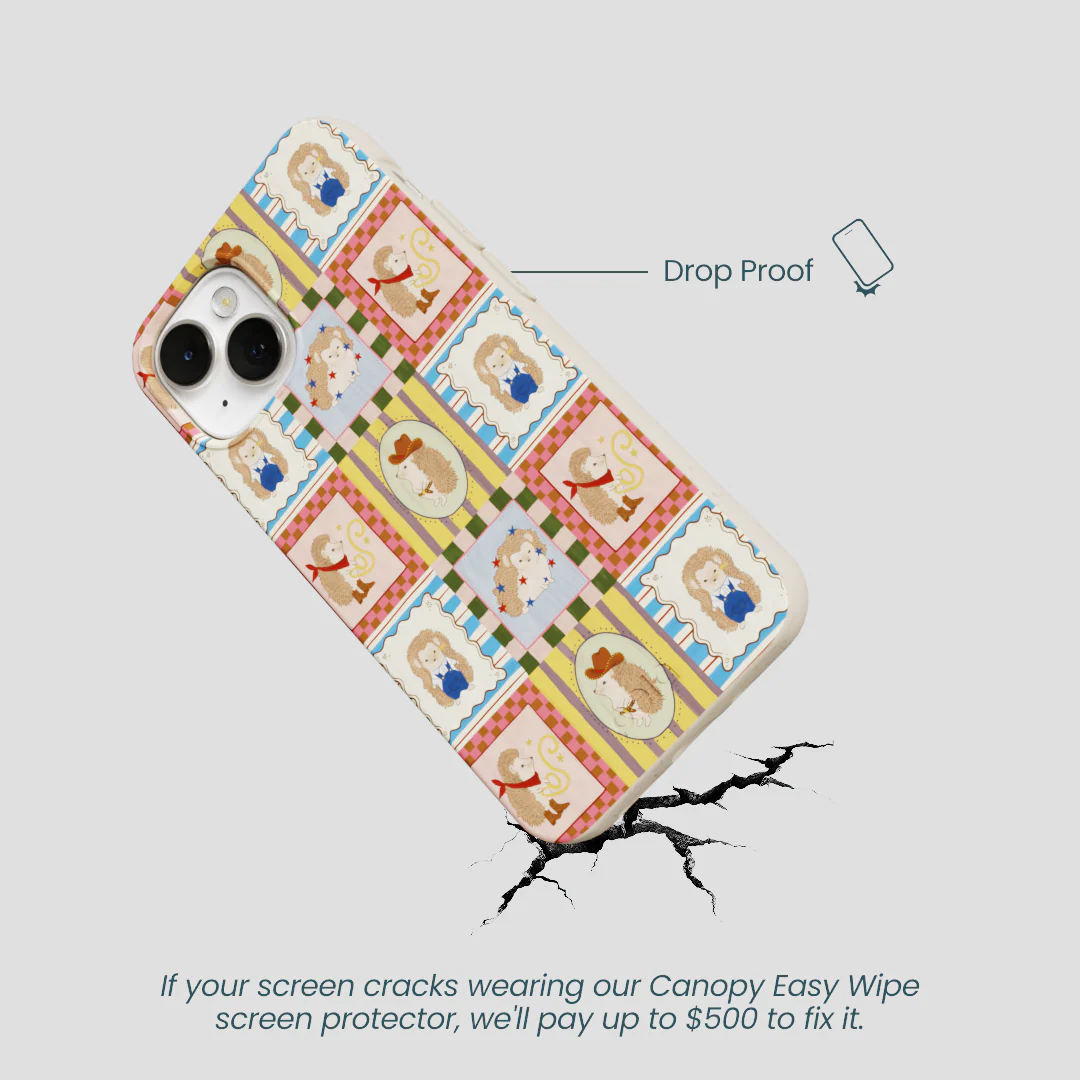 London Fog Western Hedgehog iPhone 13 Case - Image 5
