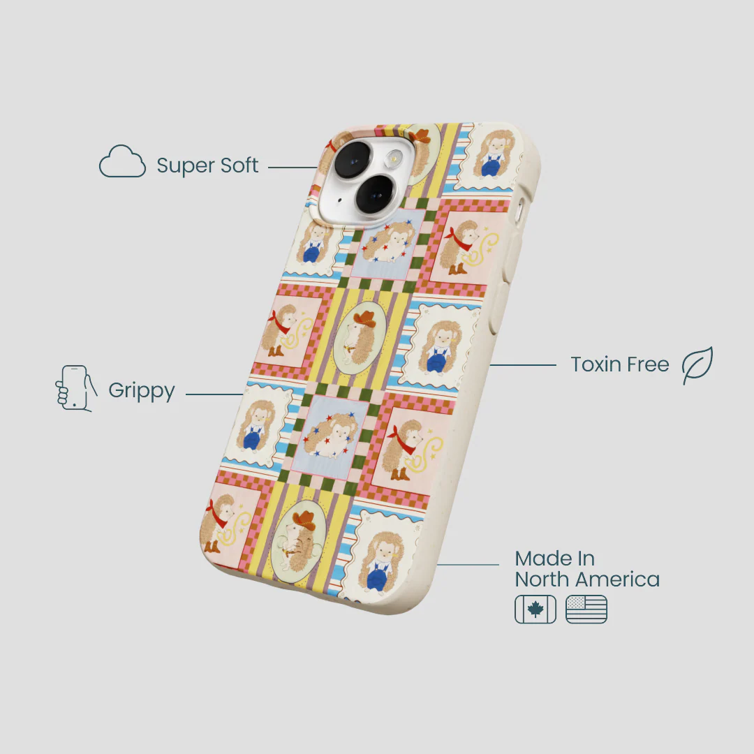 London Fog Western Hedgehog iPhone 13 Mini Case - Image 4