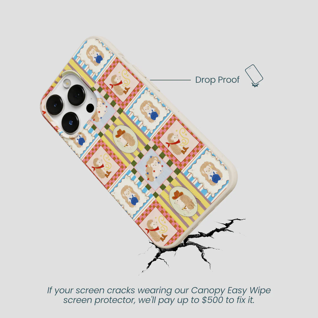 London Fog Western Hedgehog iPhone 13 Pro Case - Image 5