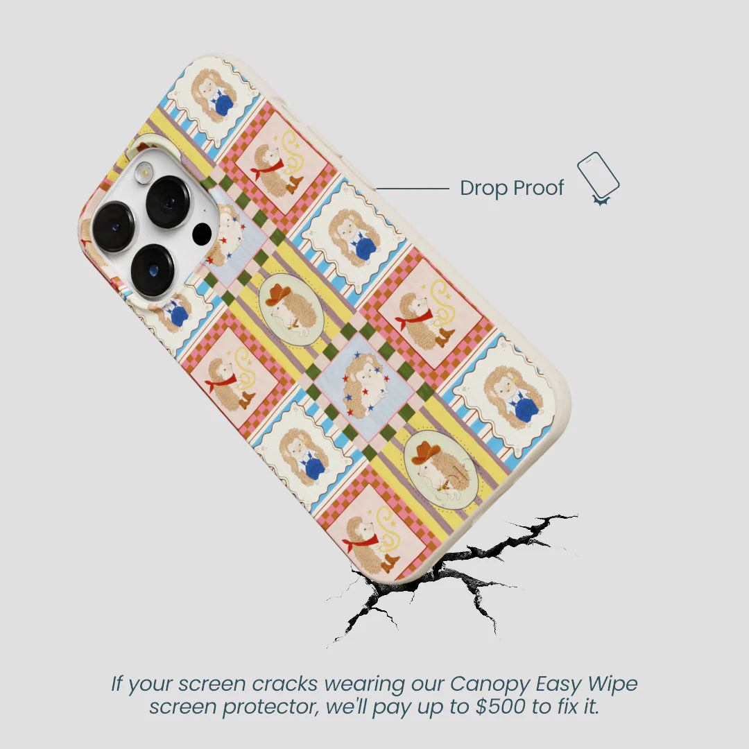 London Fog Western Hedgehog iPhone 13 Pro Max Case - Image 5