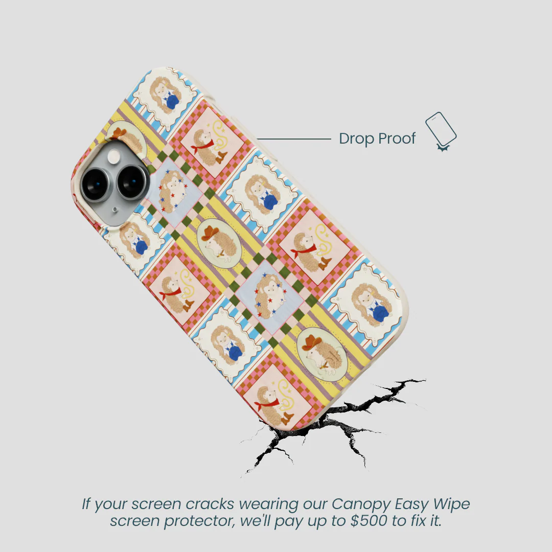 London Fog Western Hedgehog iPhone 14 Case - Image 5
