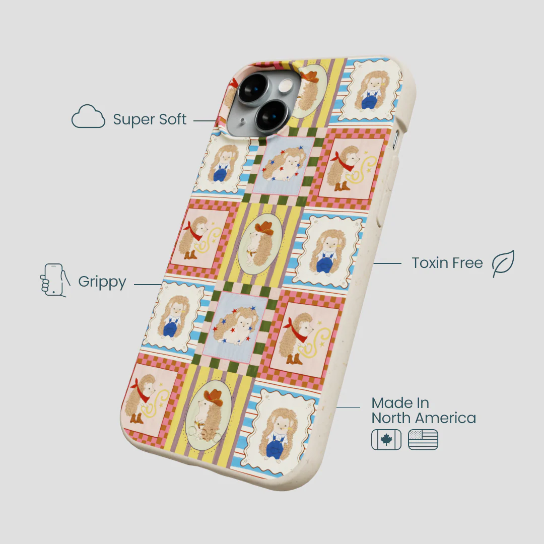 London Fog Western Hedgehog iPhone 14 Plus Case - Image 4