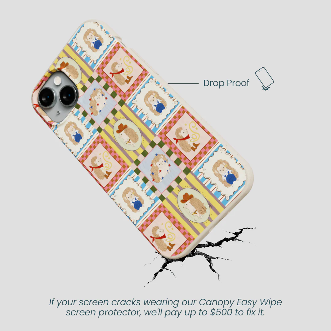 London Fog Western Hedgehog iPhone 14 Plus Case - Image 5