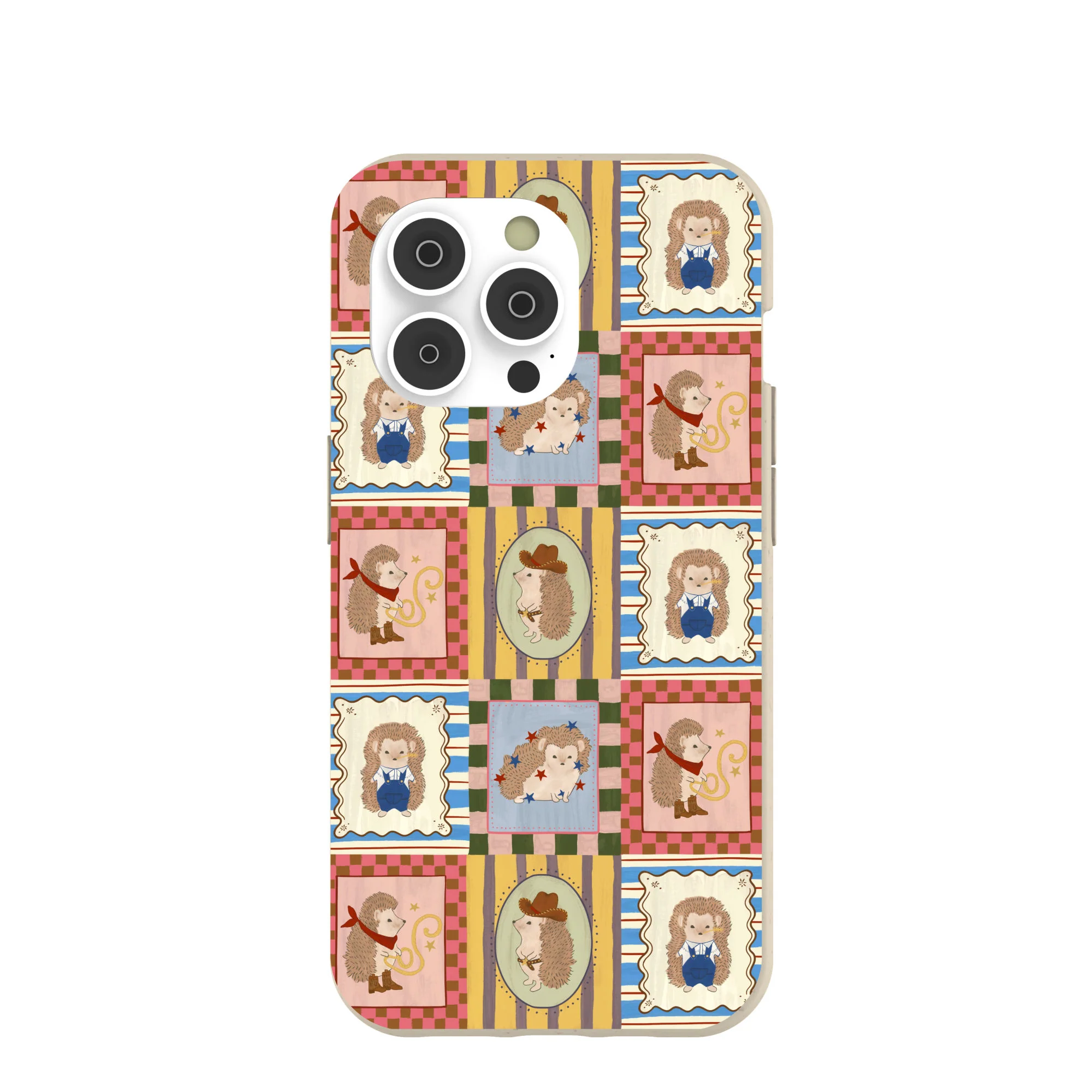 London Fog Western Hedgehog iPhone 14 Pro Case
