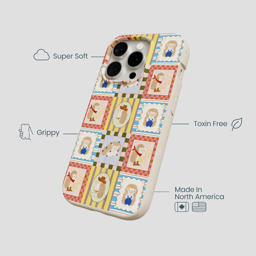 London Fog Western Hedgehog iPhone 14 Pro Case - Image 4