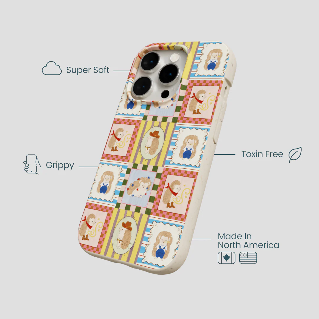 London Fog Western Hedgehog iPhone 15 Pro Case - Image 4