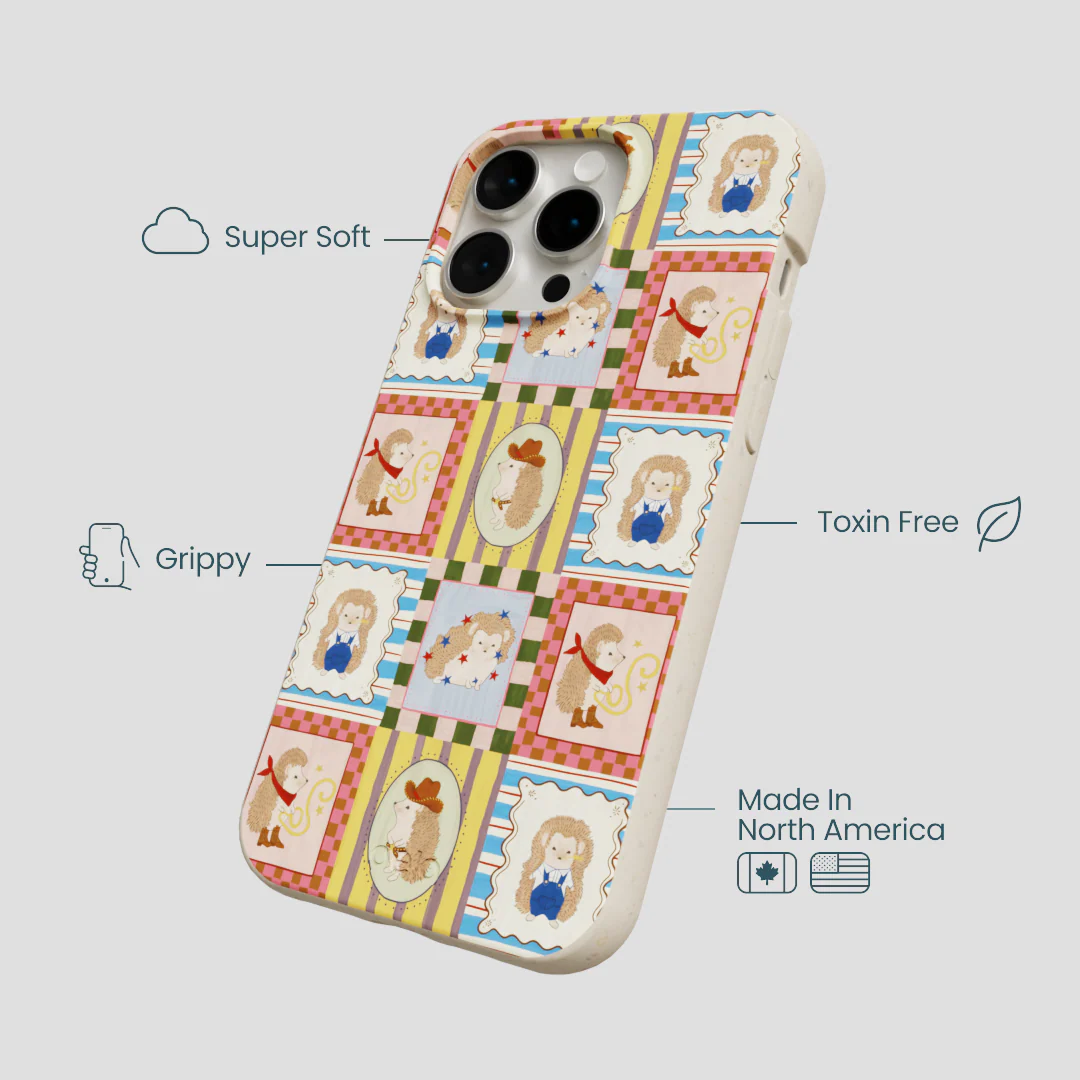 London Fog Western Hedgehog iPhone 15 Pro Max Case - Image 4
