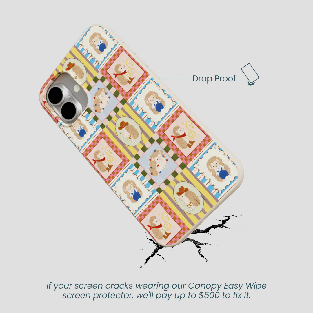 London Fog Western Hedgehog iPhone 16 Plus Case - Image 5
