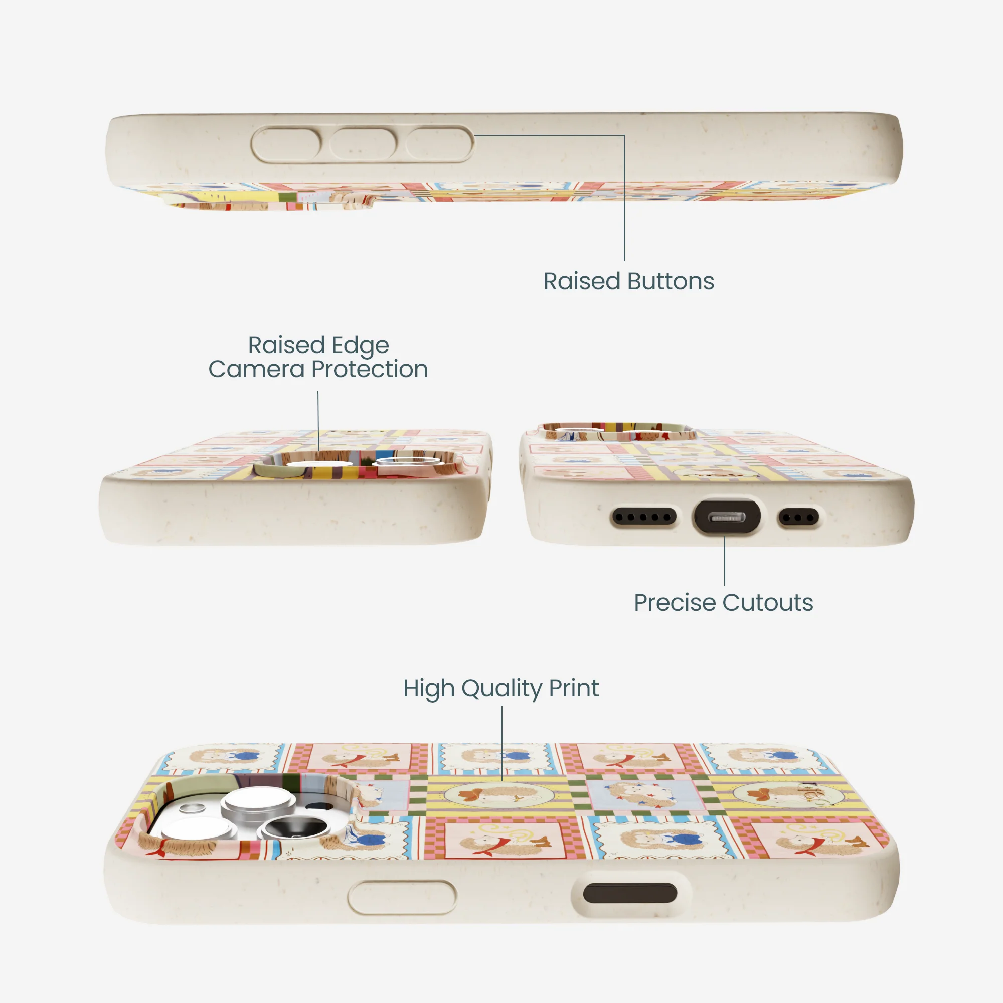 London Fog Western Hedgehog iPhone 16 Pro Max Case - Image 3
