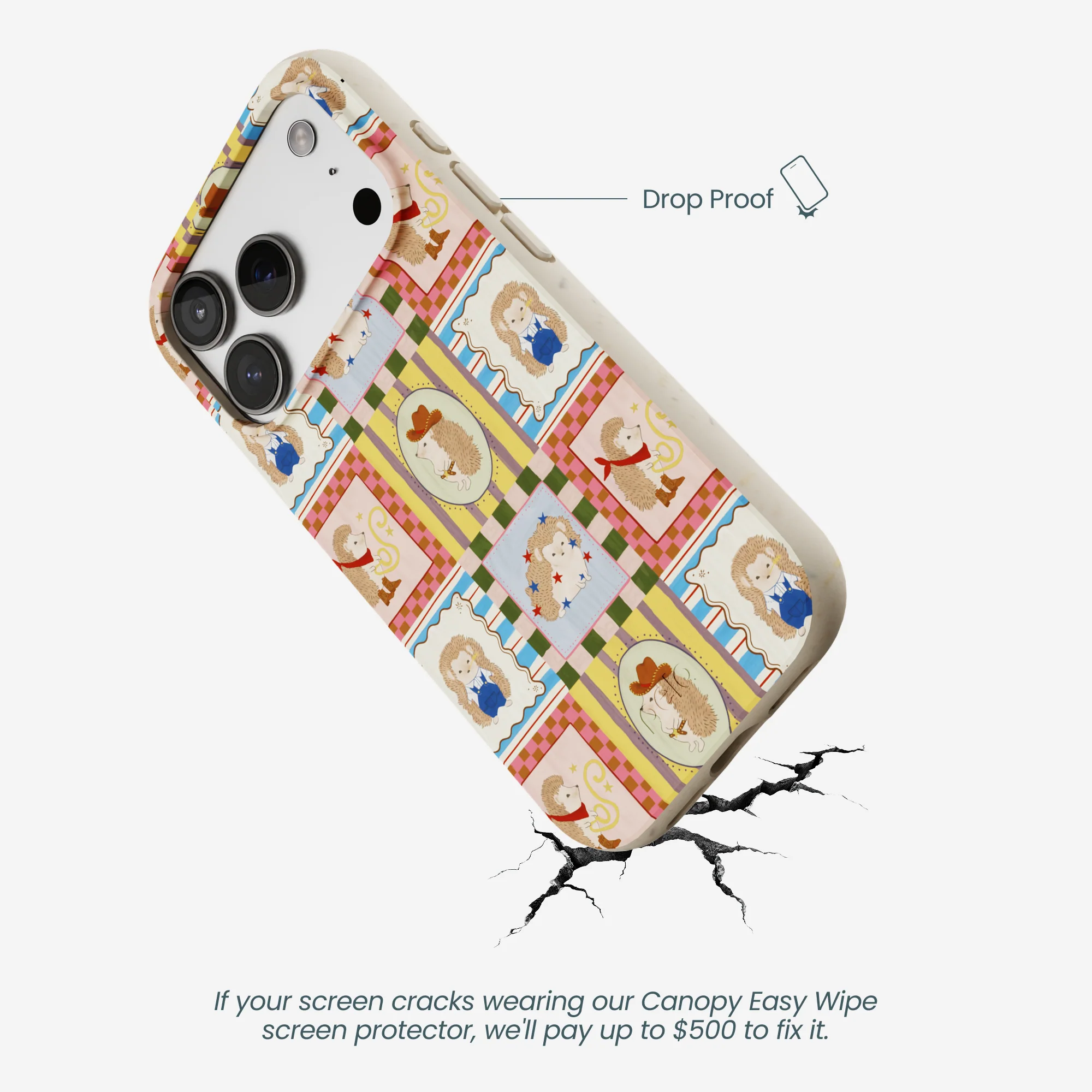 London Fog Western Hedgehog iPhone 17 Pro Case - Image 5