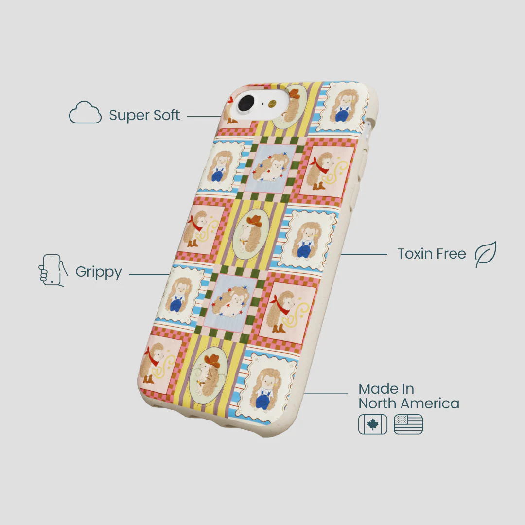 London Fog Western Hedgehog iPhone 6/6s/7/8/SE Case - Image 4