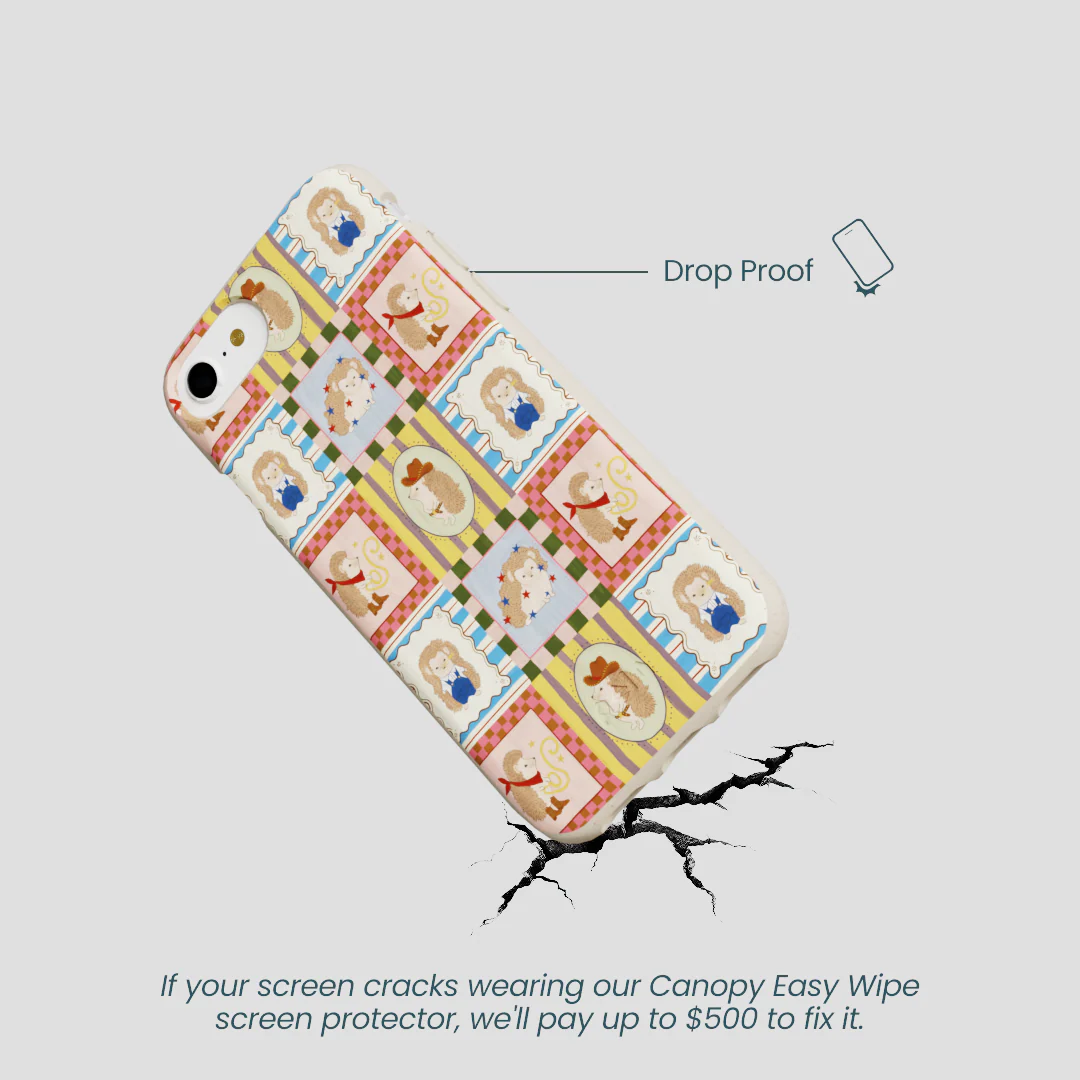 London Fog Western Hedgehog iPhone 6/6s/7/8/SE Case - Image 5