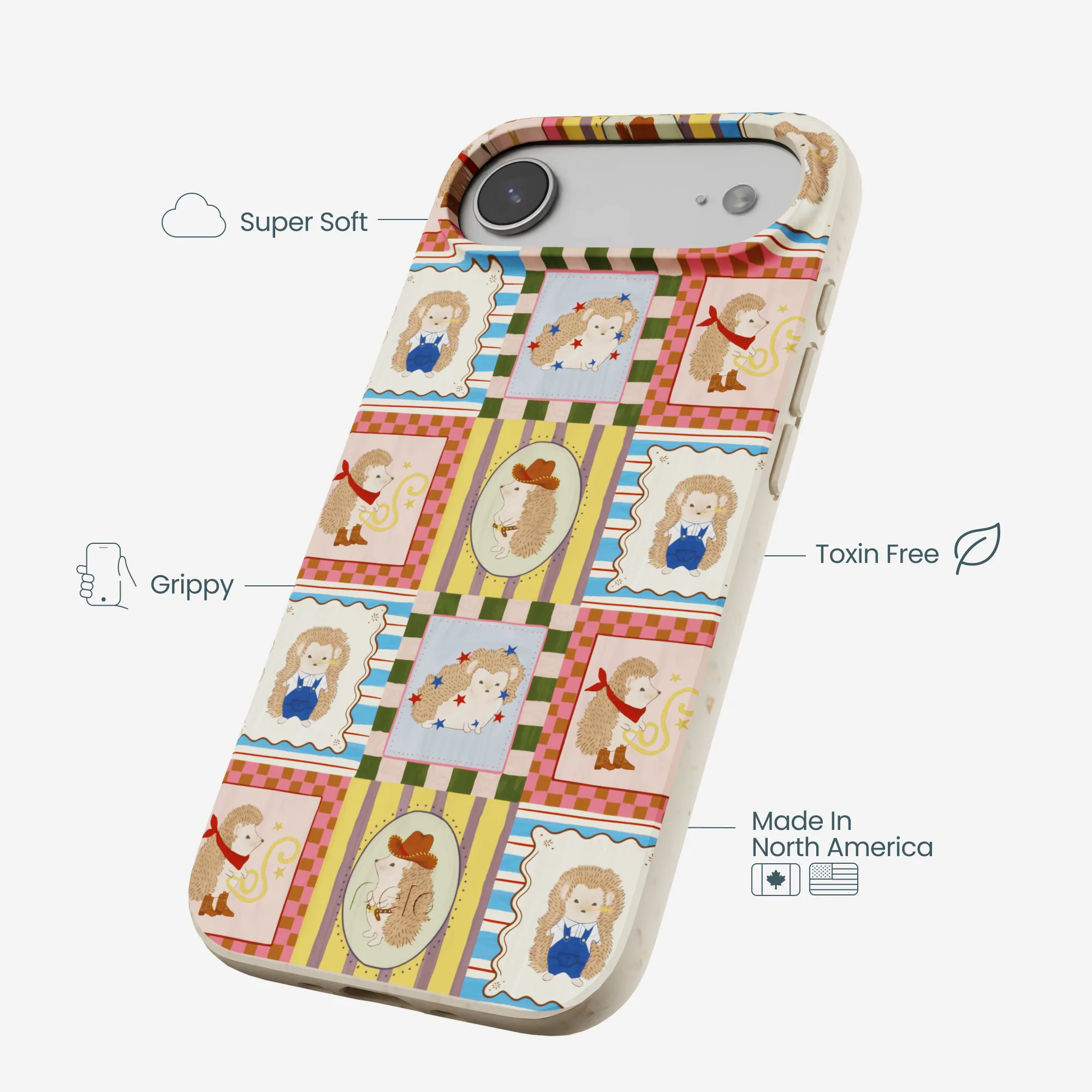 London Fog Western Hedgehog iPhone Air Case - Image 4