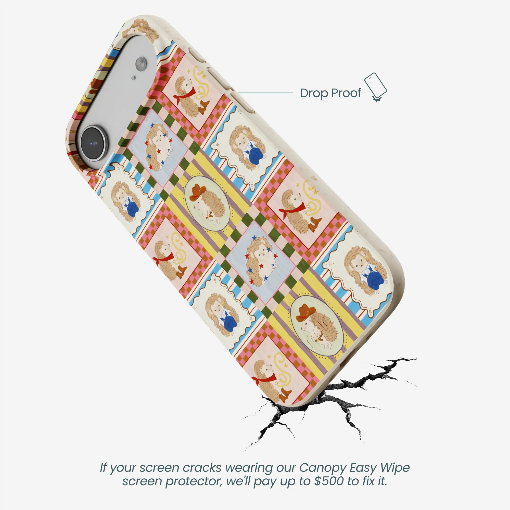 London Fog Western Hedgehog iPhone Air Case - Image 5