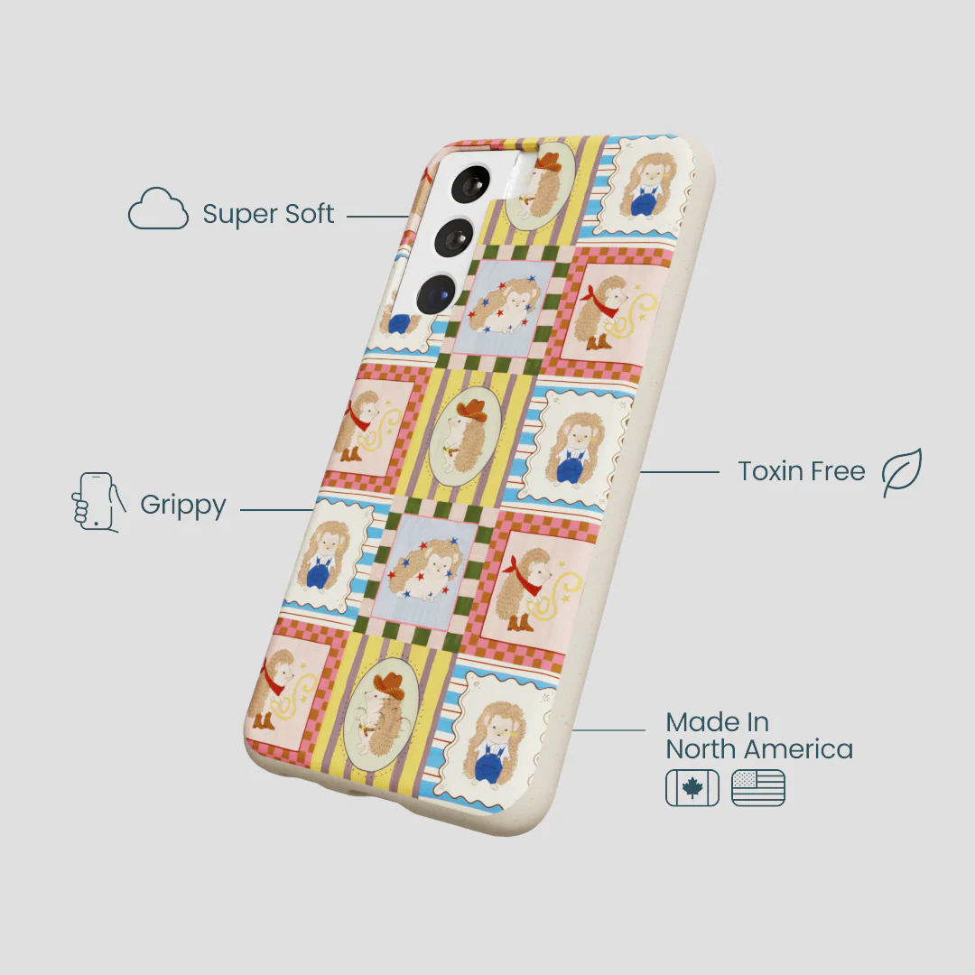 London Fog Western Hedgehog Samsung Galaxy S21 Case - Image 4