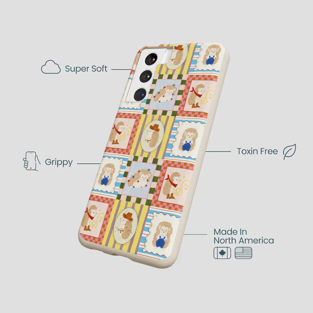 London Fog Western Hedgehog Samsung Galaxy S22 Case - Image 4