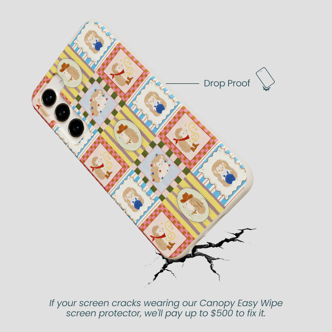 London Fog Western Hedgehog Samsung Galaxy S23+(Plus) Case - Image 5