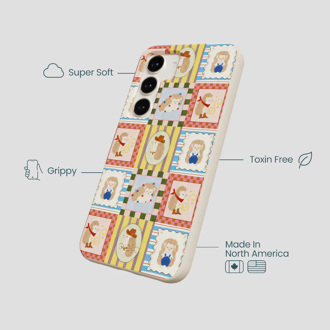 London Fog Western Hedgehog Samsung Galaxy S24 Case - Image 4
