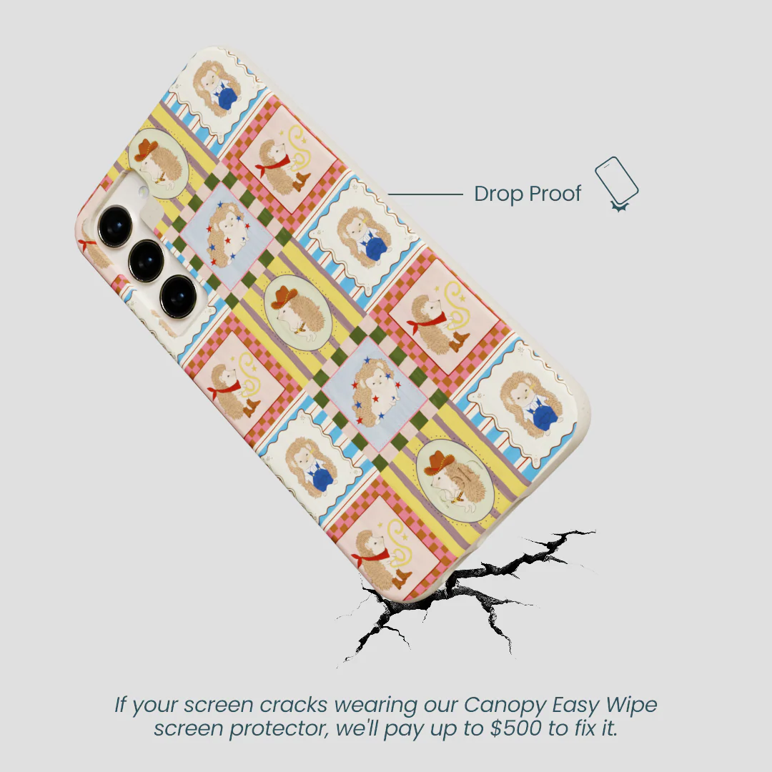 London Fog Western Hedgehog Samsung Galaxy S24+(Plus) Case - Image 5