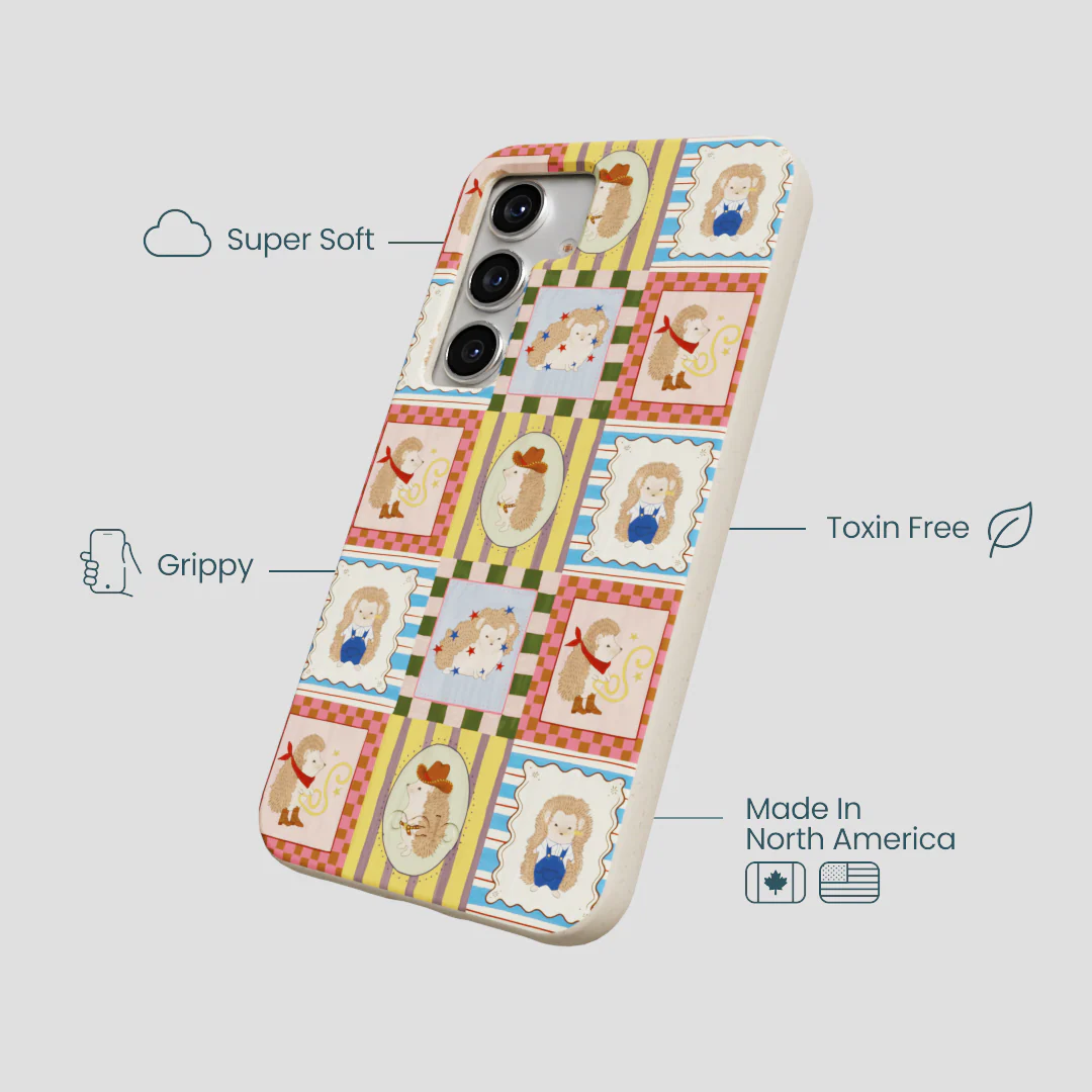 London Fog Western Hedgehog Samsung Galaxy S25 Case - Image 4
