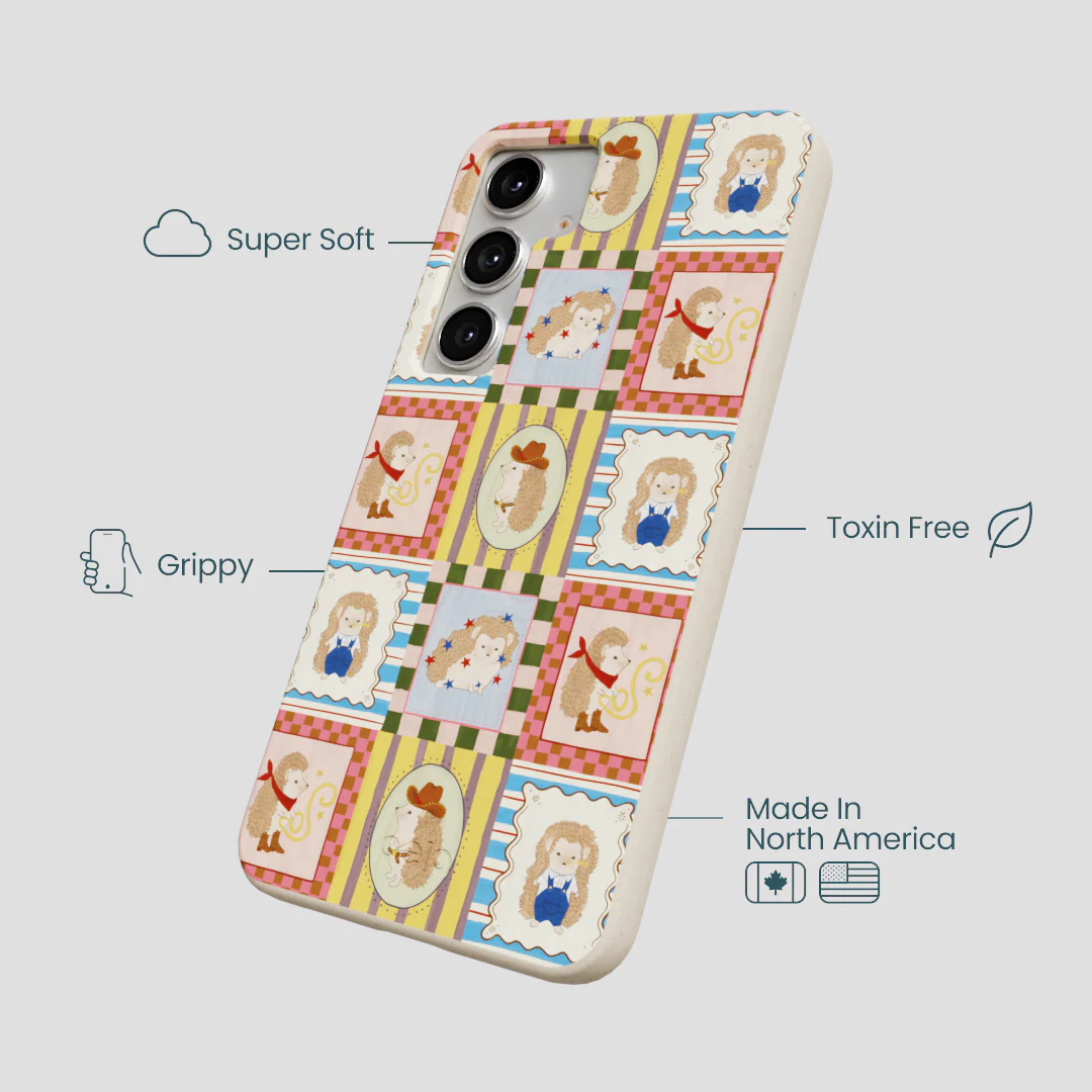 London Fog Western Hedgehog Samsung Galaxy S25+(Plus) Case - Image 4